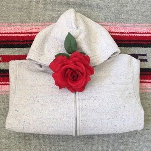 AMERICAN APPAREL | GRAY SPECKLED HOODIE